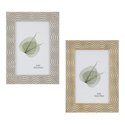 Photo frame, 10x15 cm, plastic, 2 designs, art.23-72