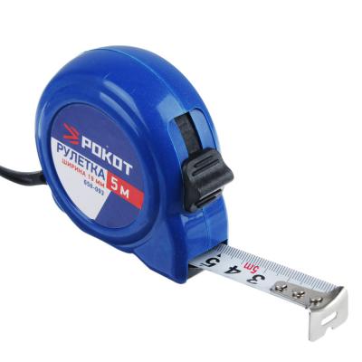 ROKOT Tape measure, plastic, 5mx19mm, assorted body colors
