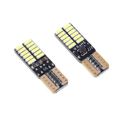 NG LED lamp T10, Canbus, (24SMD-4014, parallel chips), 12-24V, white, 2 pcs., blister