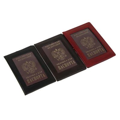 YL Passport cover with window, PU, ​​14x10cm, 2-3 colors