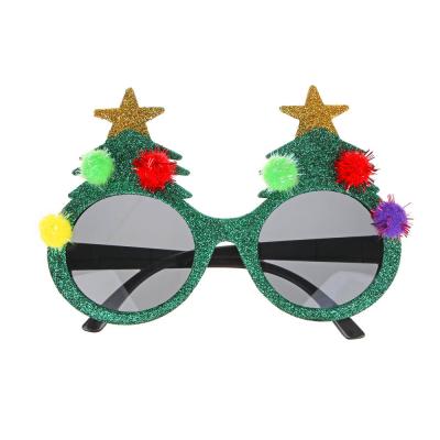 SNOW BOOM Christmas glasses, "Christmas trees", 14.6x9.8 cm, polypropylene, green, art.1