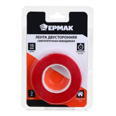 ERMAK Double-sided heavy-duty invisible tape 15mm x 3m