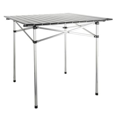 RUSSO TOURISTO Folding table 70x70x70cm, aluminum