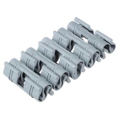 Clips for arches 10pcs, d12mm, plastic, gray