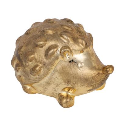 SNOW BOOM Decorative figurine, ceramics, 2 designs, gold color