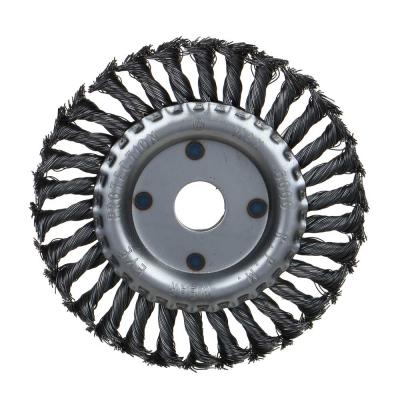 ROCKOT Metal brush. for angle grinder 150mm/22mm, twisted, disc