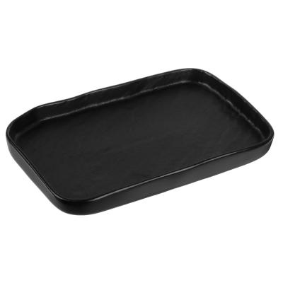 BY STAS MIKHAILOV Slate Rectangular dish, 22x15x2cm, porcelain