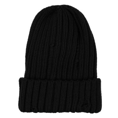 GALANTE Teenage hat in grunge style, size 54-56, black, SZSHMP24-39
