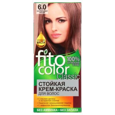 Hair dye FITO COLOR Classic, 115 ml, tone 6.0 natural blond