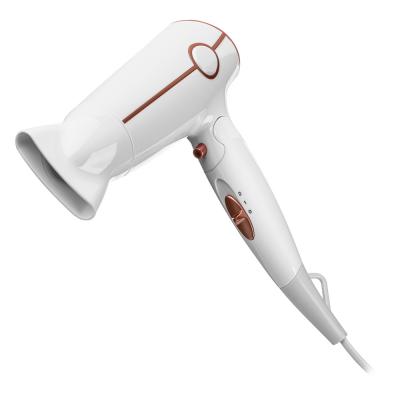 LEBEN Travel folding hair dryer, 1600W, white