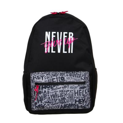 GRAFFITI Backpack for teenagers, 38x30x14cm, 1 compartment, 3 pockets, closed zippers, plastic pullers, PE, sewn.