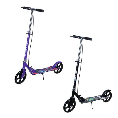 SILAPRO Folding scooter with hand and foot brake, 104x86x36cm, iron, PU wheels