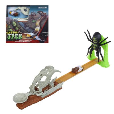 IGROLAND Track with a spider and a car, ABS, 32.5x29.5x8 cm