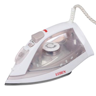 LEBEN Iron with steamer 1600 W, sole - Teflon, beige