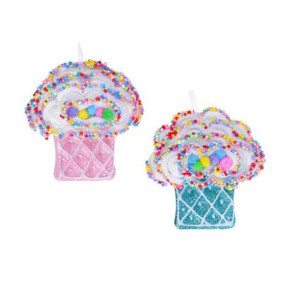 SNOW BOOM Decorative pendant in the form of a cake, 11.5x4.5x11.5 cm, 2 colors