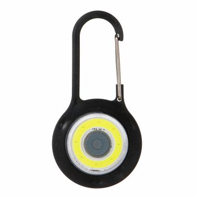 ERMAK Keychain flashlight with carabiner, SOV, 4 modes, 2xCR2032, plastic