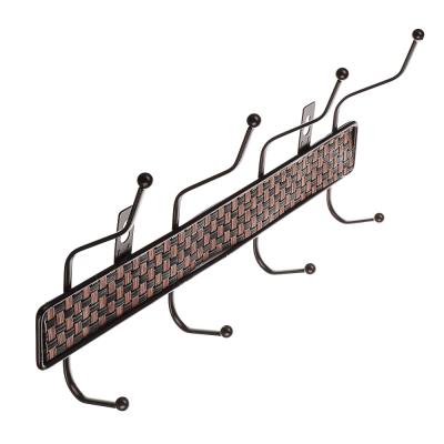 VETTA Wall hanger "Waitwork", metal, 4 hooks, 33x16x5cm