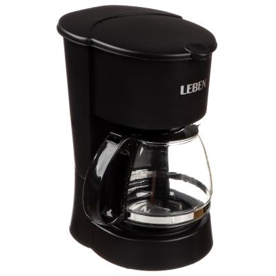 LEBEN Drip coffee maker 650W, glass flask 650 ml