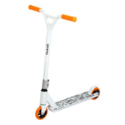 RED Stunt scooter with foot brake, 82x48x62 cm, wheels D11cm, aluminum, PU