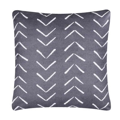 PROVANCE Textured pillowcase 40x40cm, 100% cotton, gray