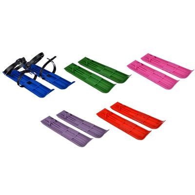 Children's mini-skis with plastic straps, plastic, 7x36x1cm, ML-1