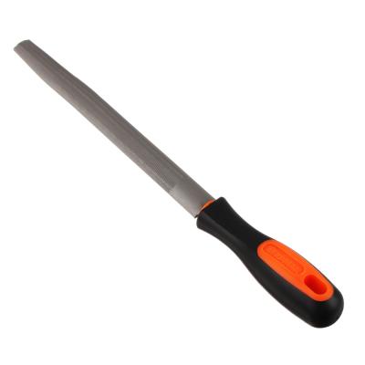 ERMAK File with plastic handle, round, 200mm, No. 2