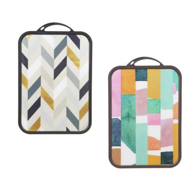 VETTA Cutting board "Abstraction", 35x23x1.2cm, polypropylene, 2 designs