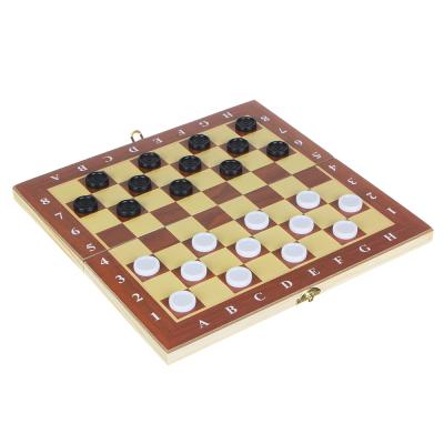 LDGames Board game, checkers, wood, plastic, 29x29cm
