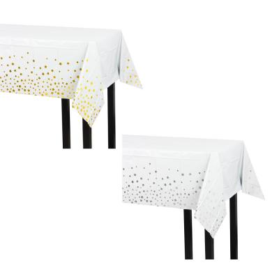 FNtastic Festive tablecloth, with foil layer, 137x183cm, stars