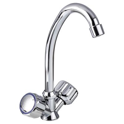 SoyuzKran Kitchen faucet, swivel spout 20cm, ceramic. crane axleboxes 1/2, chrome, zinc, SK01-T213