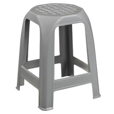 Stool 35.5x35.5x46cm, plastic, gray
