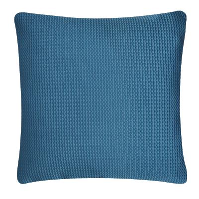PROVANCE Cushion cover, 40x40cm, polyester, "Wave", blue